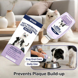Pet Oral Care Solution Effectively Reducing Plaque and Plaque Accumulation Prevent Bad Breath Promote Gum Health Pet Oral Cleane
