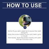 Pet Oral Care Solution Effectively Reducing Plaque and Plaque Accumulation Prevent Bad Breath Promote Gum Health Pet Oral Cleane