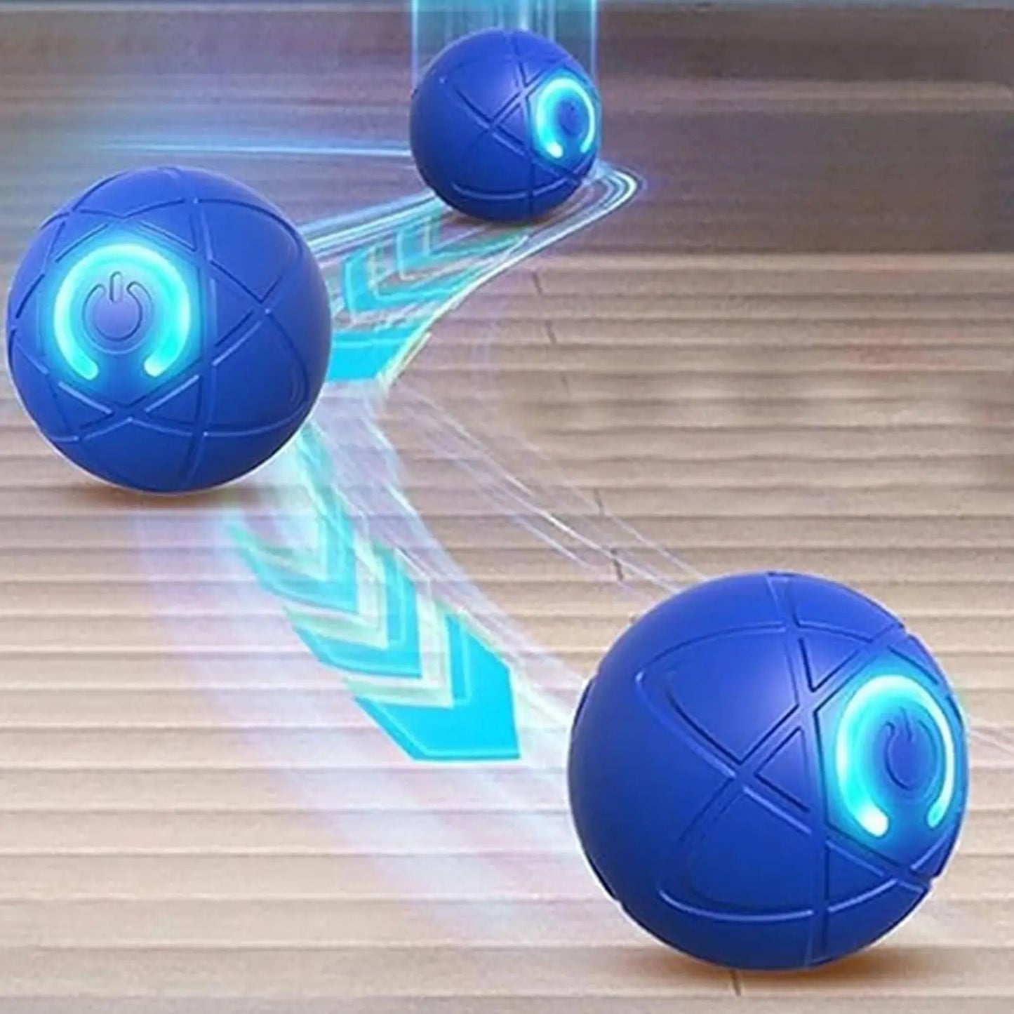 Automatic Rolling Dog Ball Toy Puppy Rocking Toy Smart Interactive Pet Toy Ball with LED Light USB Charging Rolling Chewing Ball