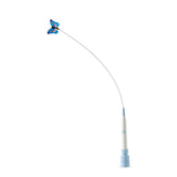 BOOTEELY Electric Suction Cup Cat Toy Butterfly Flying Cat Toy Self-Entertaining Cat Toy Long Rod Steel Wire Cat Toy