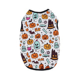 1 PC Halloween Pet Vest. Halloween Night Theme Sleeveless Printed T-Shirt Cat & Dog Parties Style Multiple Sizes Available.
