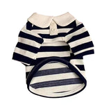 Summer Polo Shirt for Dogs Puppy Clothes Bichon Frise Chihuahua Stripe Dog Sweatshirt Dog Cooling Vest for Small and Medium Dogs