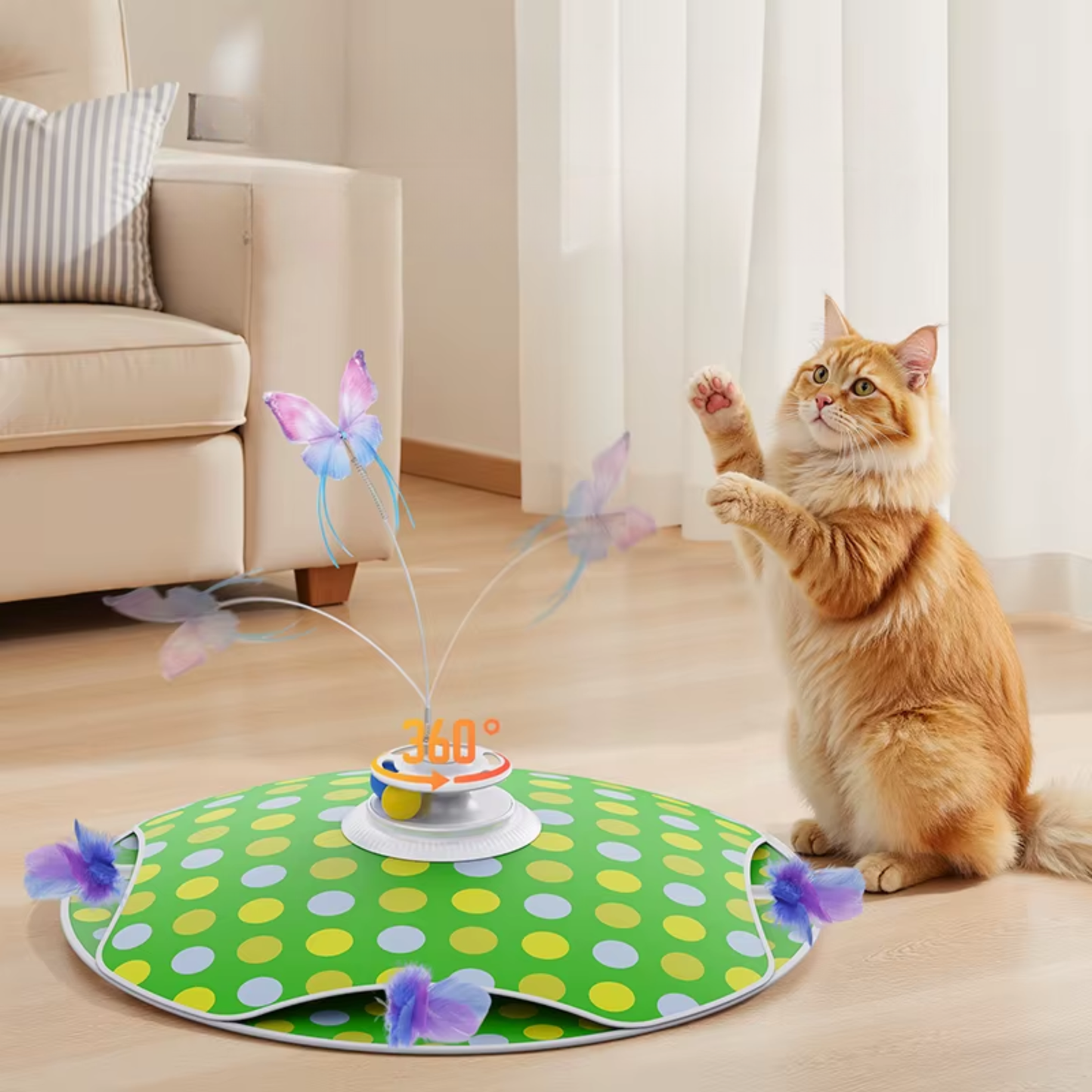 3-in-1 Interactive Cat Toy