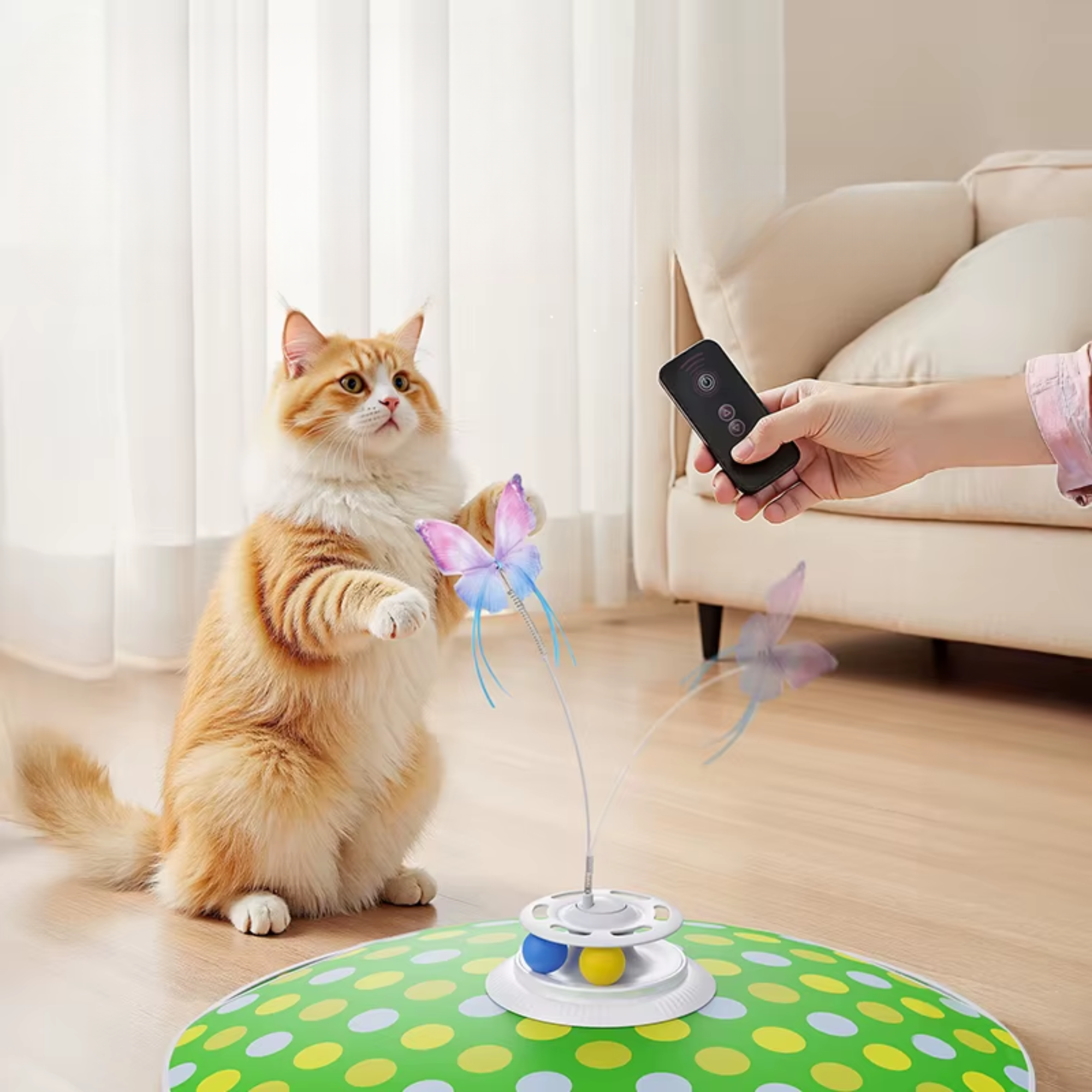 3-in-1 Interactive Cat Toy