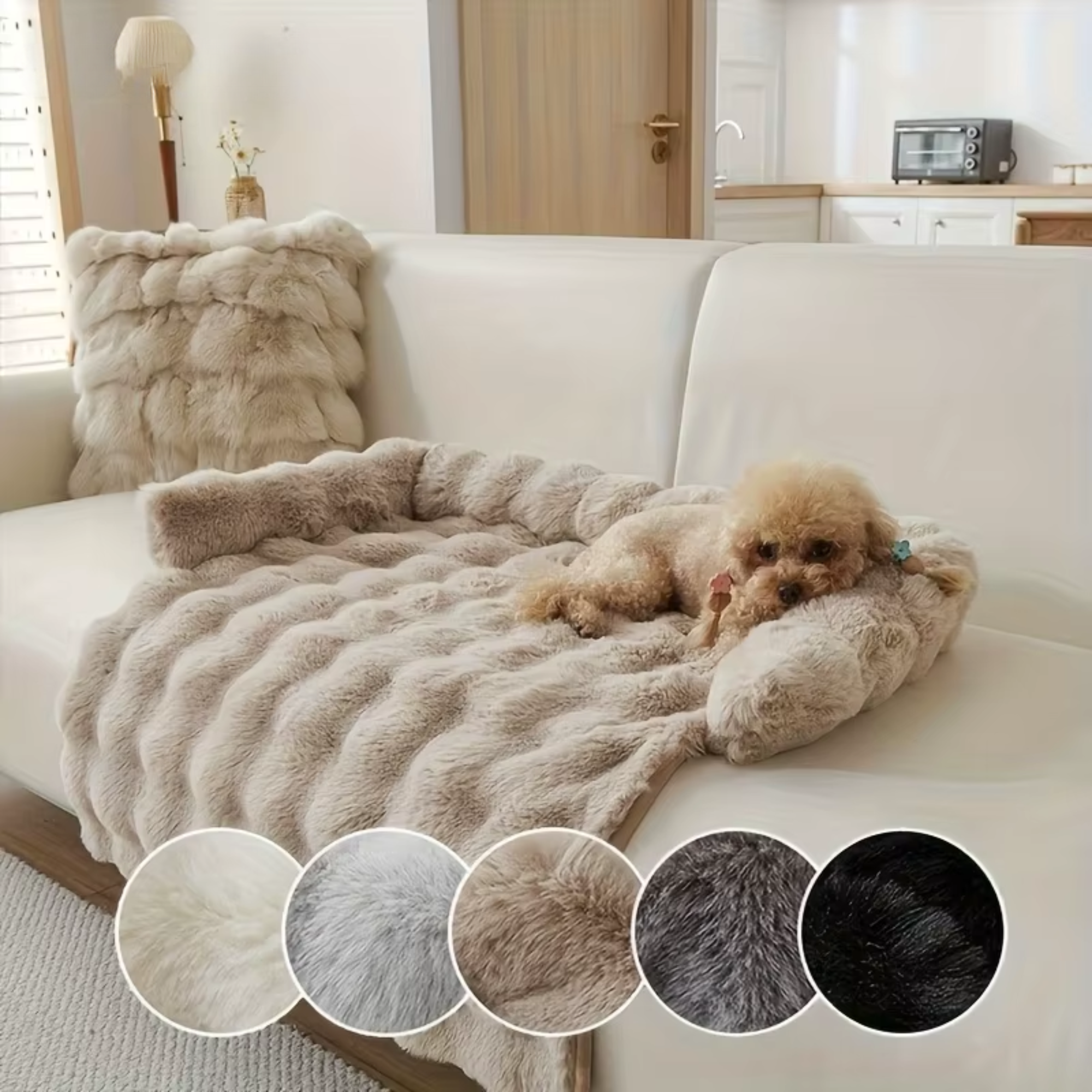 Luxury Plush Dog Bed