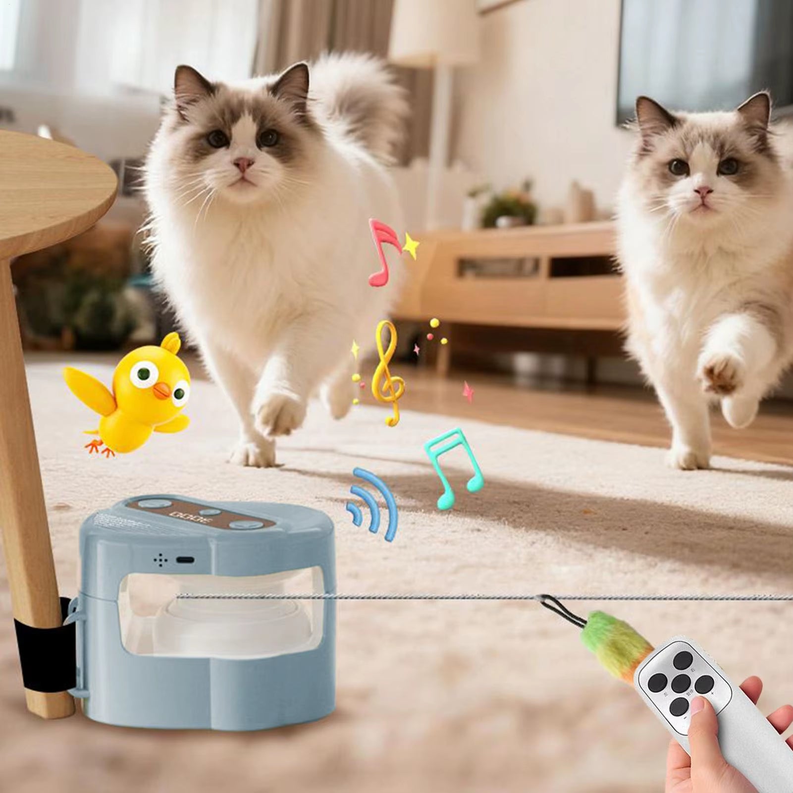 Automatic Cat Treadmill with Remote Control Speed Adjustable Electric Interactive Cat Toy Moving Cat Thrilling Chasing Toys