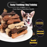 New Dog Bruxism Stick Toothbrush Bone Shape Fresh Natural Nutrition Healthy Adult Dogs Puppy Training Rewards Pet Food Snacks